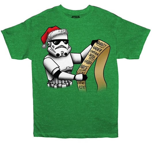 Star Wars Christmas graphic tee nwot - Picture 1 of 5